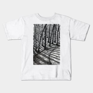 'Trees and Shadows' Kids T-Shirt
